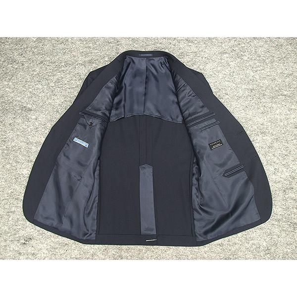 アスリートスーツ 春夏物 セミスタイリッシュスーツ 紺系/千鳥格子