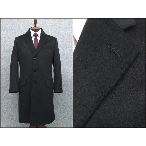 秋冬物 カシミヤ100％ シングルチェスターコート[YA体〜AB体対応  