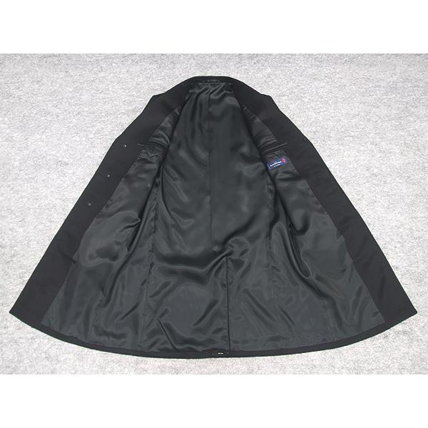 [Ermenegildo Zegna]  ゼニア カシミヤ100％　日本製　シングルチェスターコート　黒　[BB体〜E体]対応　スタイリッシュタイプ　メンズ EZ-COAT12-BBの画像