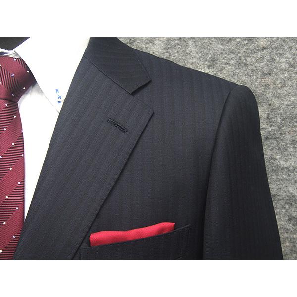 秋冬物　[Ermenegildo Zegna]ゼニア生地　ELECTA使用　セミスタイリッシュ２釦スーツ　グレー系/ストライプ　日本製　[AB体][BB体]　EZ-J09の画像
