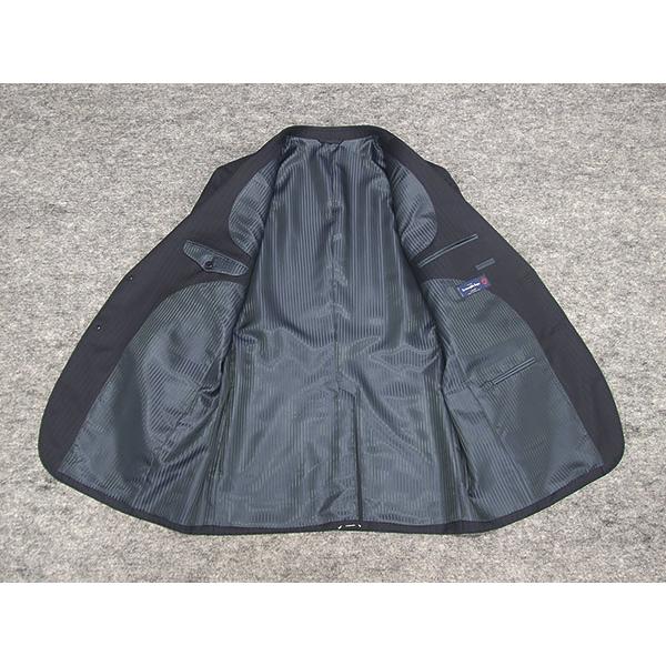 秋冬物　[Ermenegildo Zegna]ゼニア生地　ELECTA使用　セミスタイリッシュ２釦スーツ　グレー系/ストライプ　日本製　[AB体][BB体]　EZ-J09の画像