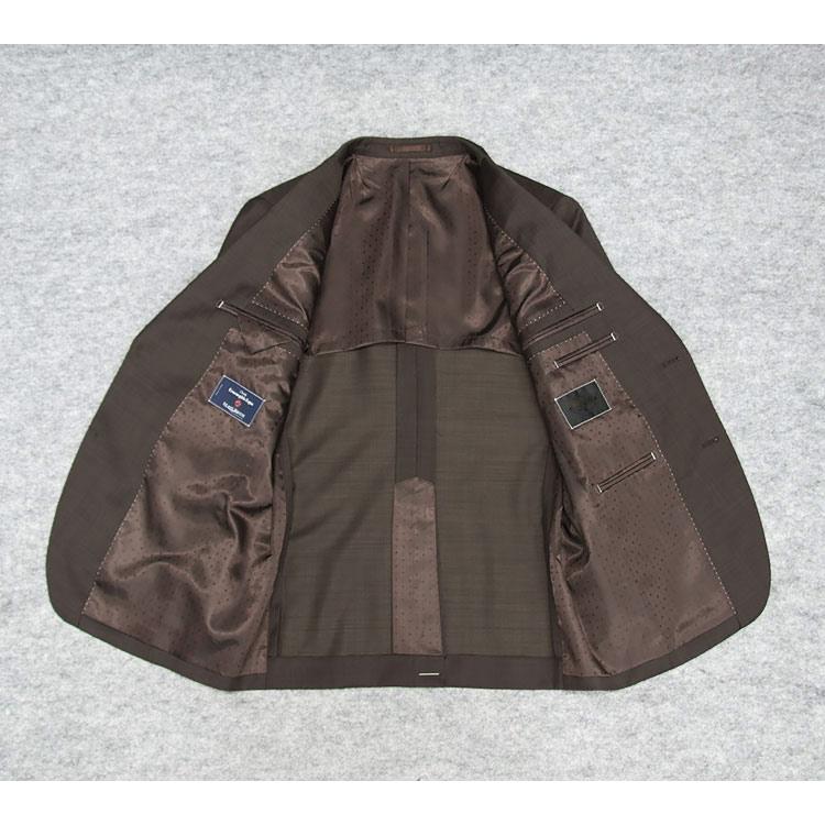 春夏〜通年物 藍系/無地 [Ermenegildo Zegna] ゼニア ISLAND BREEZE使用 セミスタイリッシュ2釦スーツ [AB体] EZ1610-33の画像