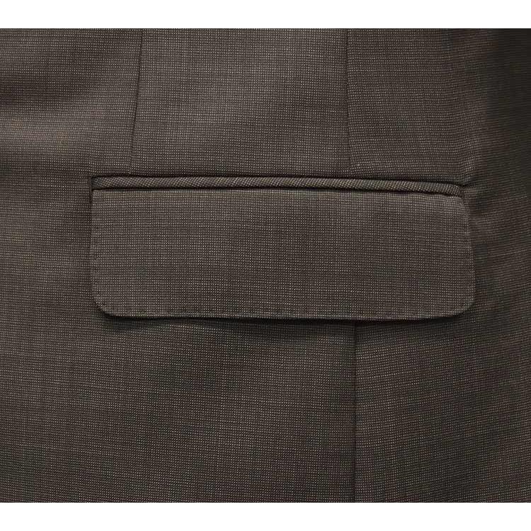 春夏〜通年物 藍系/無地 [Ermenegildo Zegna] ゼニア ISLAND BREEZE使用 セミスタイリッシュ2釦スーツ [AB体] EZ1610-33の画像