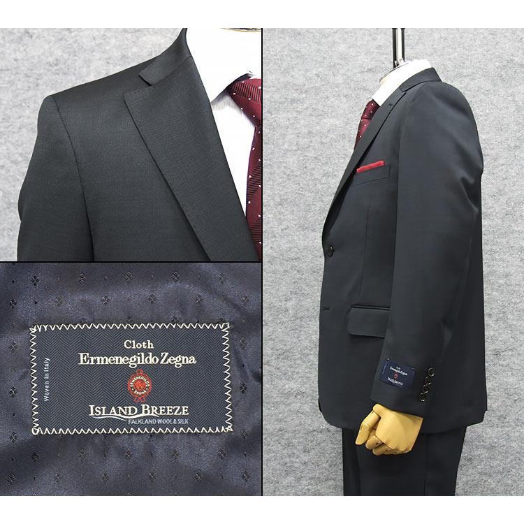 春夏〜通年物 藍系/無地 [Ermenegildo Zegna] ゼニア ISLAND BREEZE使用 セミスタイリッシュ2釦スーツ [AB体] EZ1611-23の画像