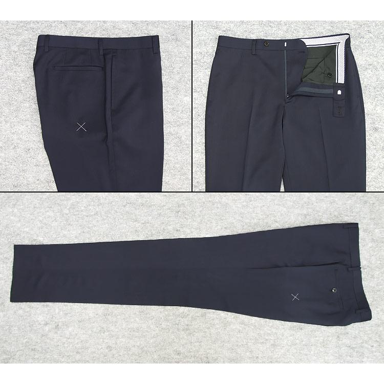 春夏〜通年物 濃紺/無地 [Ermenegildo Zegna] ゼニア TRAVELLER使用 セミスタイリッシュ2釦スーツ [A体][AB体][BB体] EZ8611-13の画像