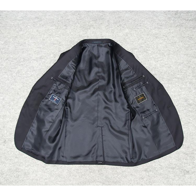 秋冬物 [Ermenegildo Zegna] ゼニア生地 ELECTA使用 セミスタイリッシュ2釦スーツ 濃紺/無地 [AB体] [BB体] ez9610-13の画像