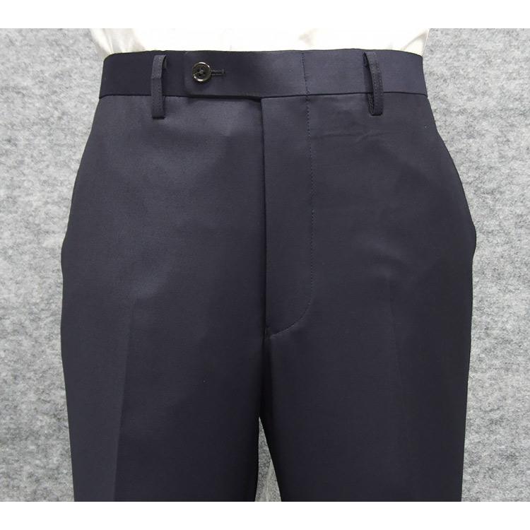秋冬物 [Ermenegildo Zegna] ゼニア生地 ELECTA使用 セミスタイリッシュ2釦スーツ 濃紺/無地 [AB体] [BB体] ez9610-13の画像
