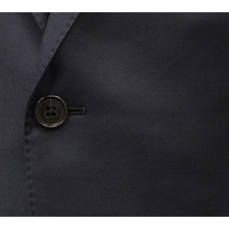 秋冬物 [Ermenegildo Zegna] ゼニア生地 ELECTA使用 セミスタイリッシュ2釦スーツ 濃紺/無地 [AB体] [BB体] ez9610-13の画像