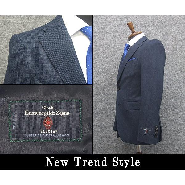ZEGNA 秋冬物 [Ermenegildo Zegna]トレンドスタイル2釦スーツ 紺