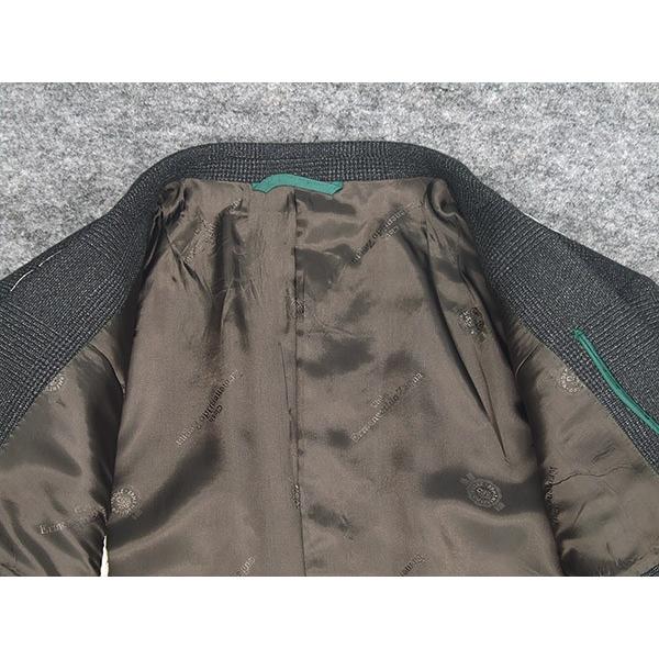 秋冬物　[Ermenegildo Zegna]トレンドスタイル2釦スーツ　濃グレー/グレンチェック　ゼニア生地 ELECTA使用　[YA体][A体]　EZD21の画像