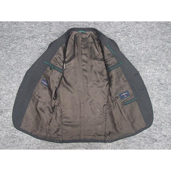 秋冬物　[Ermenegildo Zegna]トレンドスタイル2釦スーツ　濃グレー/グレンチェック　ゼニア生地 ELECTA使用　[YA体][A体]　EZD21の画像