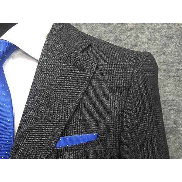 秋冬物　[Ermenegildo Zegna]トレンドスタイル2釦スーツ　濃グレー/グレンチェック　ゼニア生地 ELECTA使用　[YA体][A体]　EZD21の画像