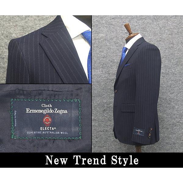 ZEGNA 秋冬物 [Ermenegildo Zegna]トレンドスタイル2釦スーツ 紺