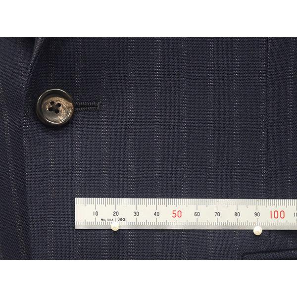 最高級ゼニア生地 renoma A6 ネイビー織柄ストライプ 最高級ゼニア生地 renoma A6 ネイビー織柄ストライプ ブルー