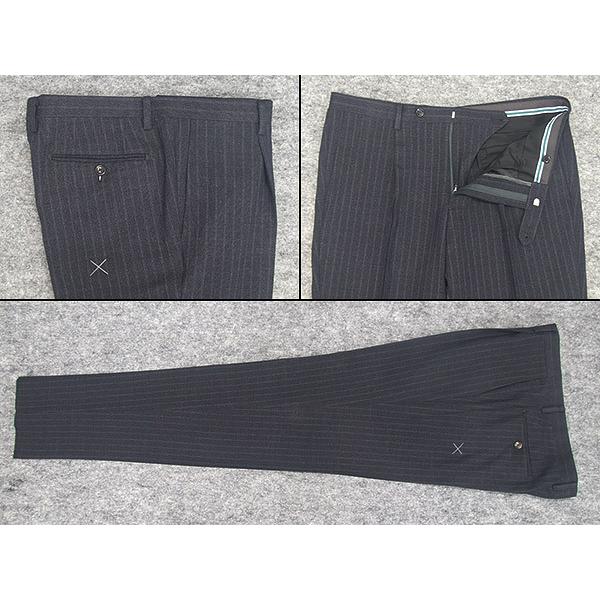 秋冬物　[Ermenegildo Zegna]トレンドスタイル2釦スーツ　グレー系/ストライプ　ゼニア生地 ELECTA使用　[A体][AB体]　EZD26 ZEGNA（ゼニア） 秋冬物 [Ermenegildo Zegna]トレンドスタイル2釦