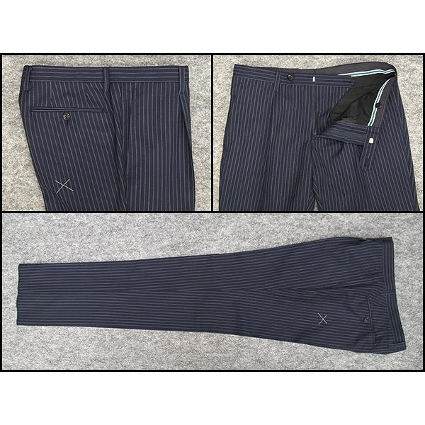 ZEGNA（ゼニア） 春夏物 濃紺縞 [Ermenegildo Zegna] COOL EFFECT使用