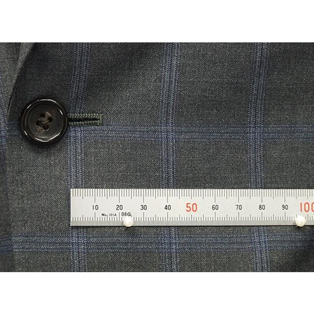 ZEGNA（ゼニア） 春夏物 濃グレー大格子 [Ermenegildo Zegna] TROPICAL