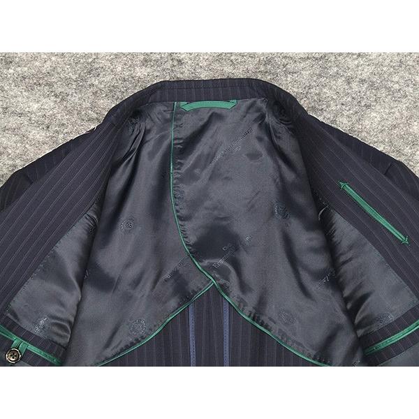 ZEGNA（ゼニア） 春夏物 紺ストライプ [Ermenegildo Zegna] TROPICAL