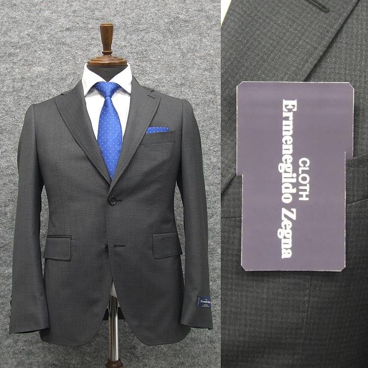ZEGNA 通年〜春夏物 グレー/小格子 [Ermenegildo Zegna] ゼニア