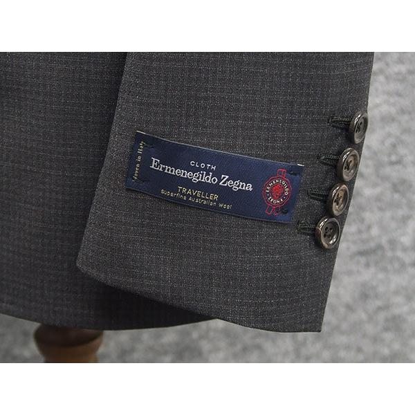 ZEGNA（ゼニア） 通年〜春夏物 グレー/小格子 [Ermenegildo Zegna