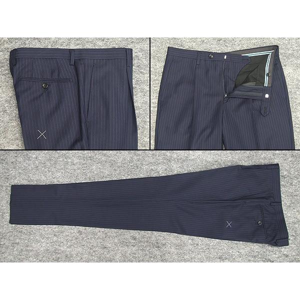 ZEGNA（ゼニア） 春夏物 紺/縞 [Ermenegildo Zegna] TROPICAL使用