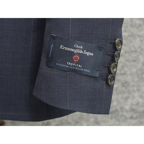 ZEGNA（ゼニア） 春夏物 藍紺/チェック [Ermenegildo Zegna] TROPICAL