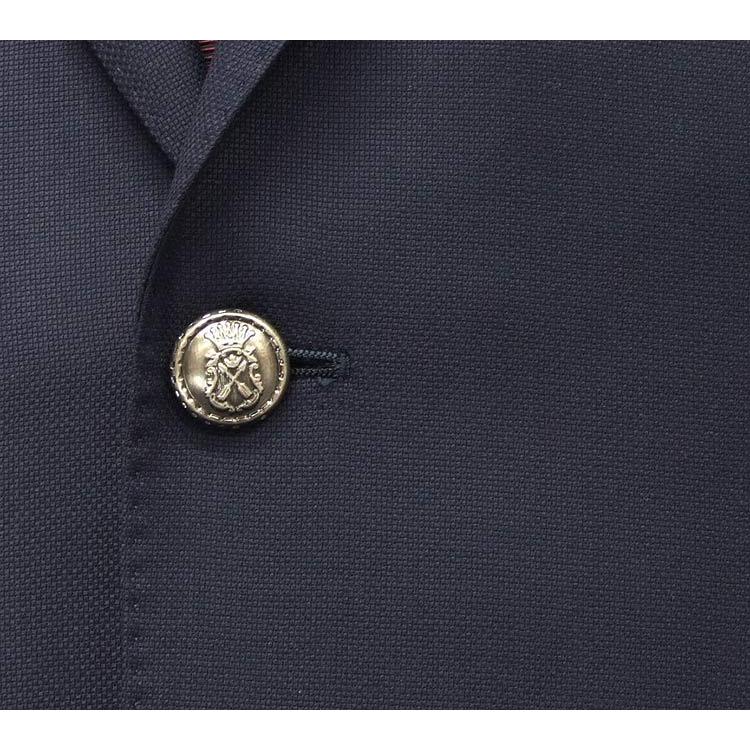 通年ジャケット　[Ermenegildo Zegna]ゼニア生地　TROFEO使用　[A体][AB体][BB体]　紺ブレ　ベーシック2釦　紺系/無地　メンズ　EZJ-3404-88の画像