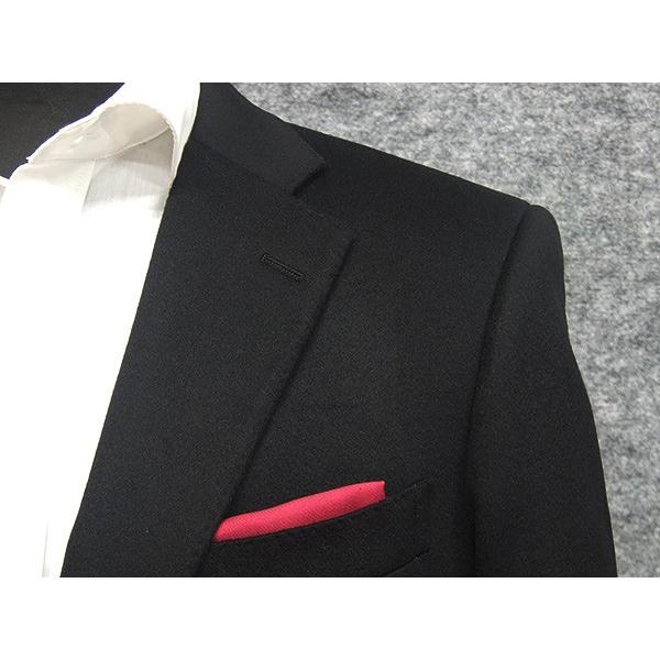 カシミヤ100%　秋冬物ジャケット　[Ermenegildo Zegna]ゼニア生地 PURE CASHMERE使用　ベーシック2釦　黒 [A体][AB体][BB体]　メンズ　EZJ-C01の画像