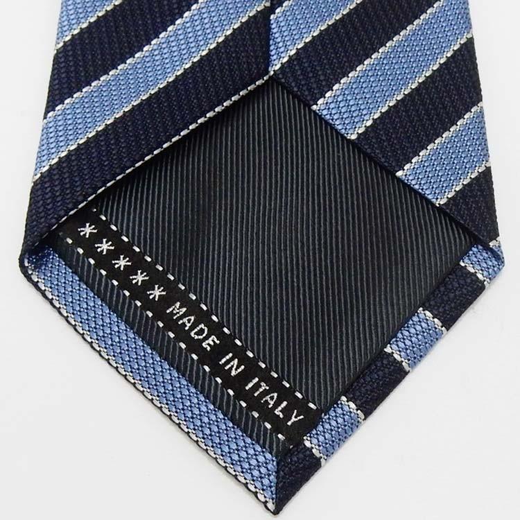 ZEGNA（ゼニア） ◇Ermenegildo Zegna◇イタリア製ネクタイ◇濃紺×空色