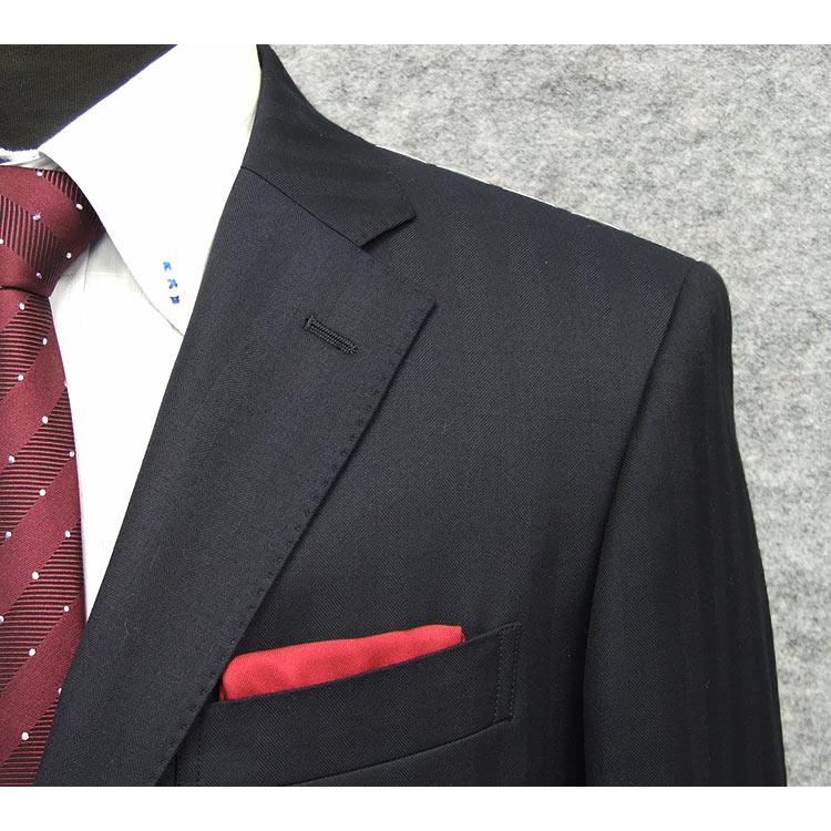 秋冬物 [Ermenegildo Zegna]ゼニア生地 TRAVELLER使用 ベーシック2釦スーツ 濃紺/ストライプ EZR68 ZEGNA（ゼニア） 秋冬物 [Ermenegildo Zegna]ゼニア生地 TRAVELLER使用