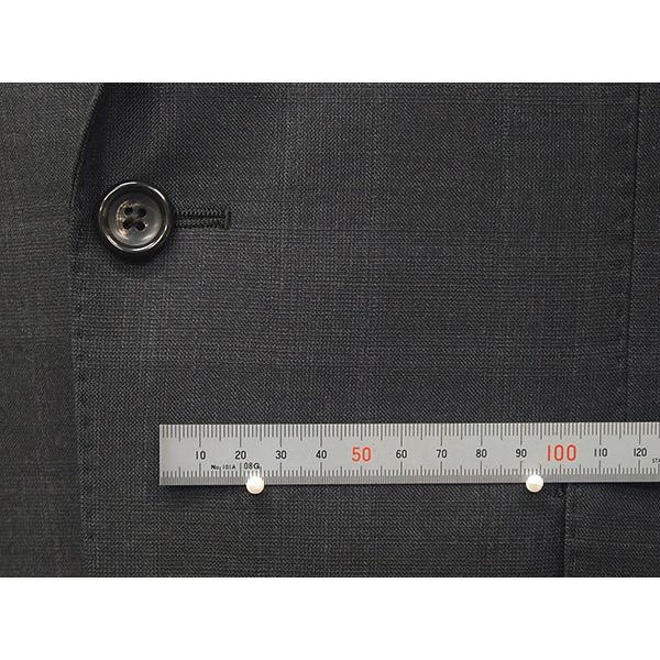 秋冬物　[Ermenegildo Zegna]ゼニア生地　TRAVELLER使用　スタイリッシュ2釦スーツ　[AB体][BB体]　グレー/ぼかし格子　ロゴ入り裏地　EZS06の画像