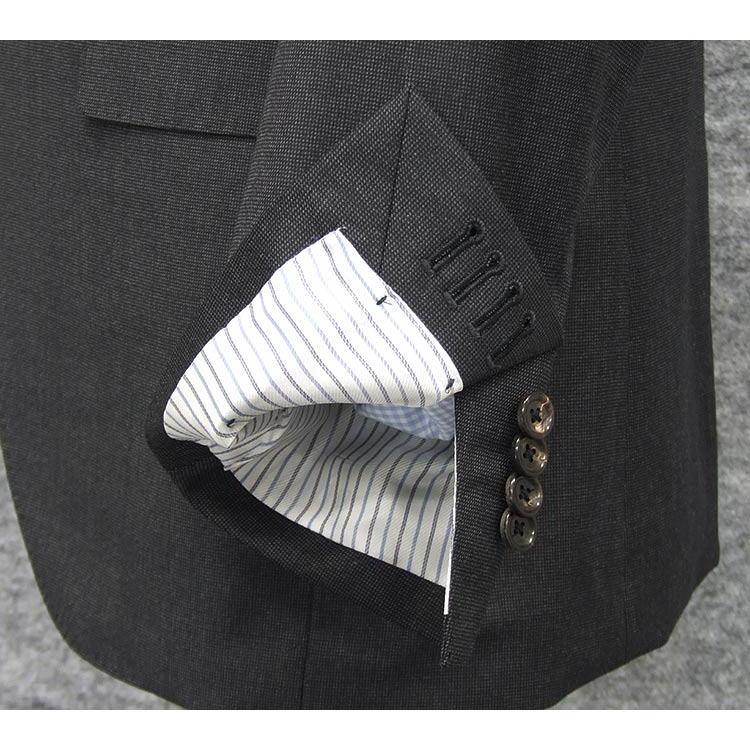 秋冬物 [Ermenegildo Zegna]ゼニア生地 TRAVELLER使用 スタイリッシュ２釦スーツ 濃グレー/無地調 EZS90の画像