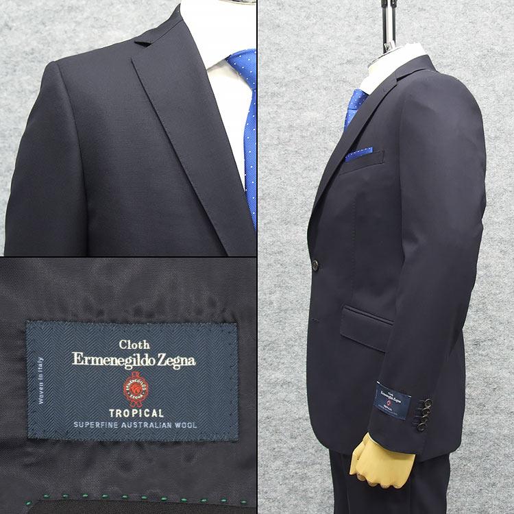 【極美品】ゼニア TROPICAL生地使用 SIMPLICITÉ plusスーツ NEW 通年物 [Ermenegildo Zegna] ゼニア生地 TROPICAL使用