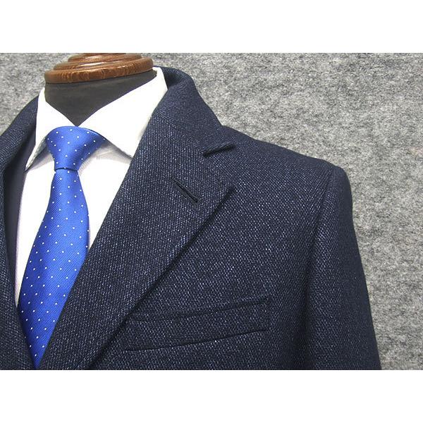 フォルテックス/FORTEX チェスターコート シングルチェスターコート イタリー生地[FORTEX] 紺系/メランジ