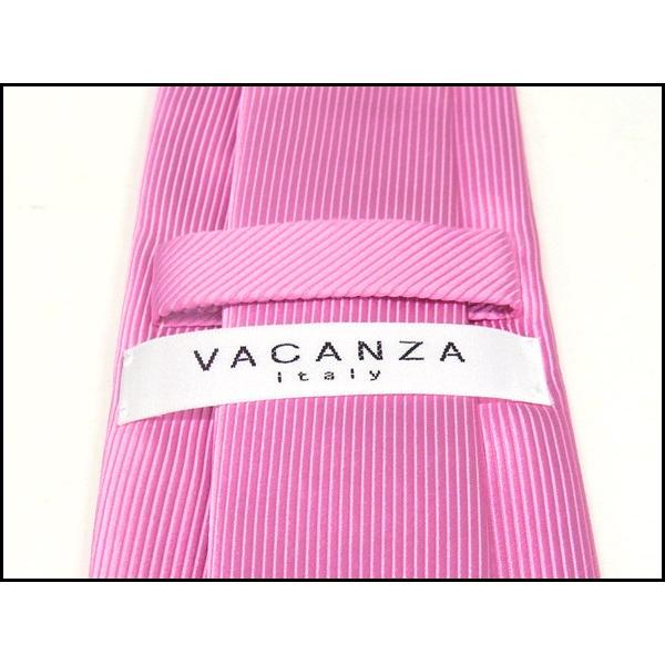ハンドメードネクタイ　セッテピエゲ　セブンホールド　日本縫製　VACANZA　シルク100％　無地調　ピンク｜dxksm466｜03