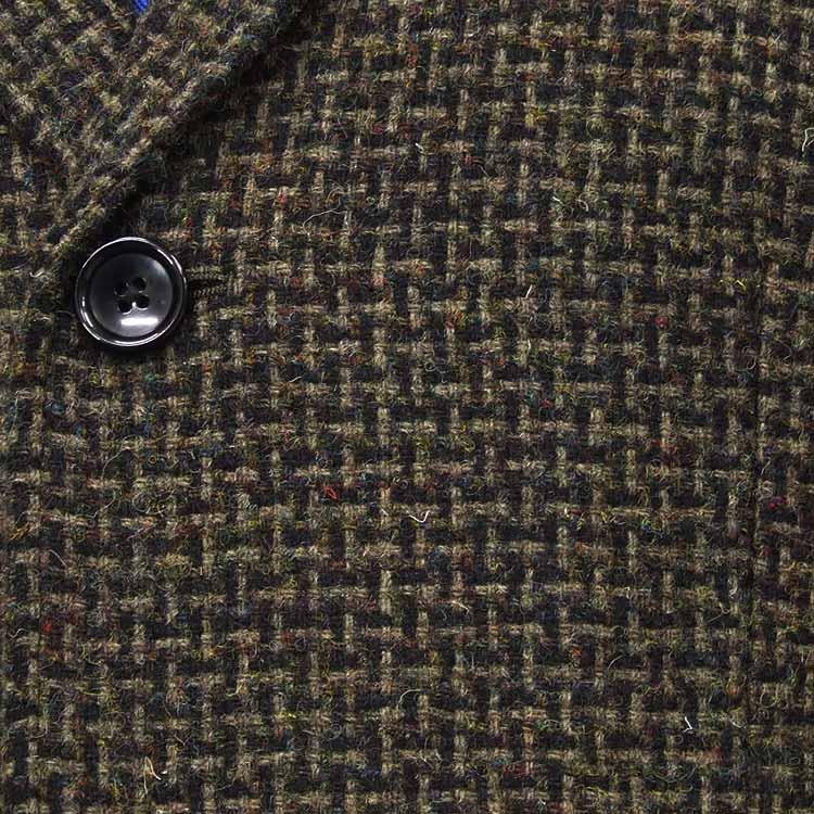 HARRIS TWEED（ハリスツイード） 英国生地 チェスターコート 茶系
