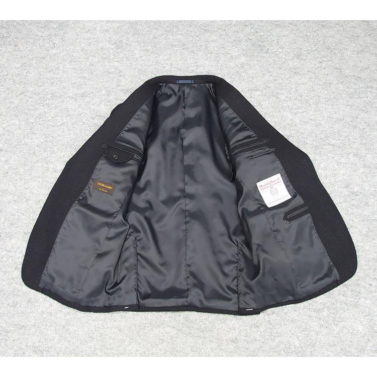 HARRIS TWEED（ハリスツイード） 英国生地 ベーシックジャケット 紺