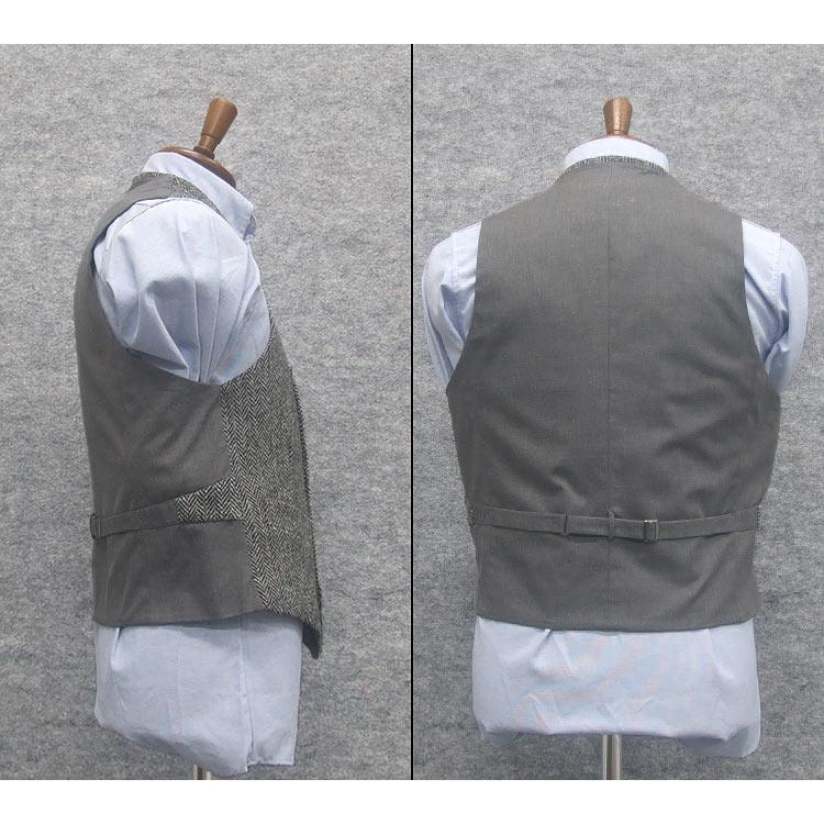 HARRIS TWEED（ハリスツイード） 英国生地 ベスト [A体][AB体]兼用 