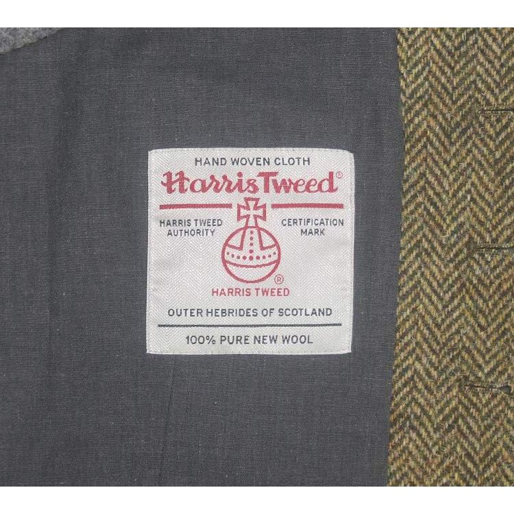 HARRIS TWEED（ハリスツイード） 英国生地 ベスト [A体][AB体]兼用 茶