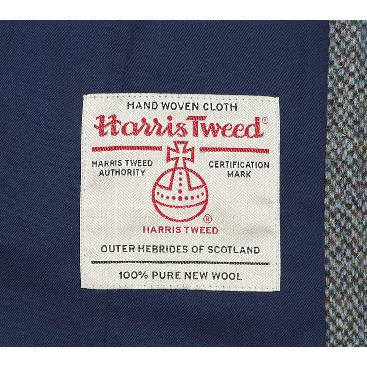 HARRIS TWEED（ハリスツイード） 英国生地 ベスト [A体][AB体] 青系