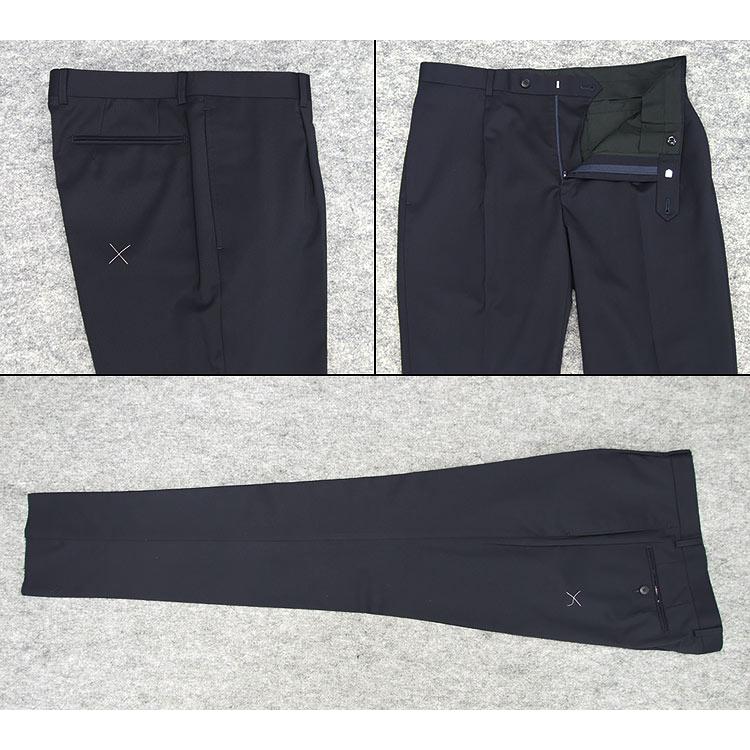 通年物 スタイリッシュ2釦シングルスーツ 濃紺/無地調 [AB体][BB体