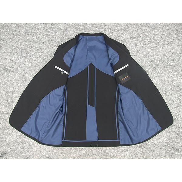 春夏物 [Janecostellazione] スタイリッシュ2釦スーツ 黒無地 AB5