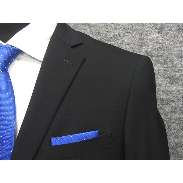 春夏物 [Janecostellazione] スタイリッシュ２釦スーツ 黒無地 AB5 J2461 春夏物 [Janecostellazione] スタイリッシュ2釦スーツ 黒無地 AB5