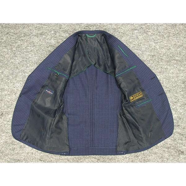 Loro Piana（ロロピアーナ） 春夏物 青紺/縞 ZELANDER DREAM使用 [YA体