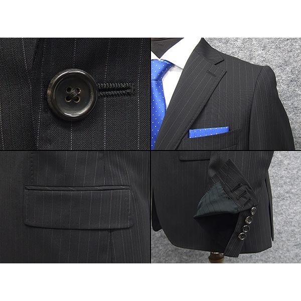 Loro Piana（ロロピアーナ） 春夏物 黒/縞 ZELANDER DREAM使用 [YA体