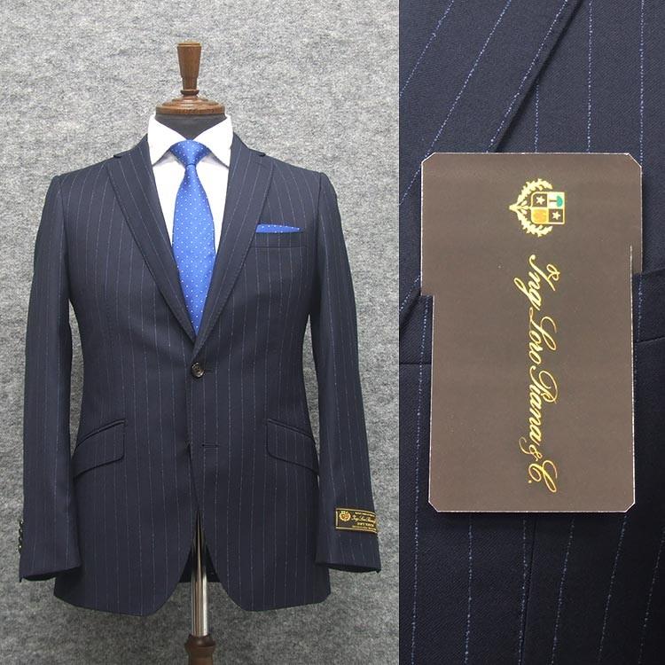 Loro Piana ロロピアーナ Super130's ダブルスーツ ネイビー Loro Piana（ロロピアーナ） 秋冬物 Super130s「SOFT TOUCH」使用