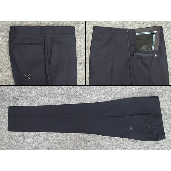 Loro Piana（ロロピアーナ） 春夏物 濃紺/無地 ZELANDER使用 [YA体][A