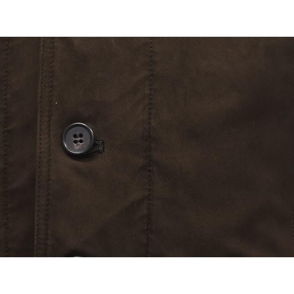 ベスト/ジレ 牛革ヌバック こげ茶 スペインレザー 牛革 Vネック前開き