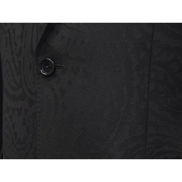 Super100's パーティスーツ スタイリッシュ2釦 通年物 フォーマル 黒