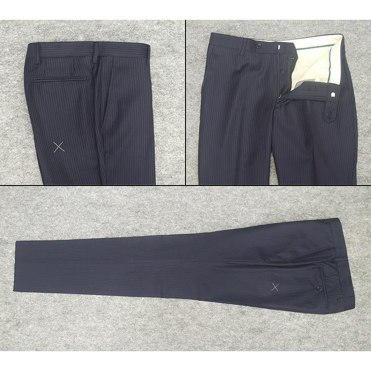 Loro Piana（ロロピアーナ） 秋冬物 Super130's生地使用 紺/ストライプ